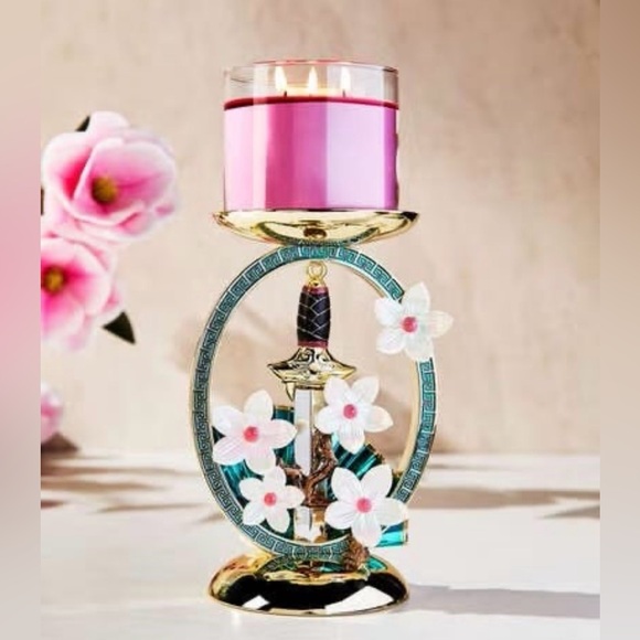 Bath & Body Works Disney Princess Mulan Pedestal 3 Wick Candle Holder 2026 NEW - Picture 4 of 5